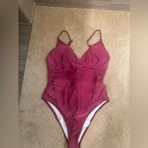 Elegant Pink Swimsuit